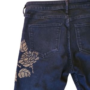 FOR CATE - Handpainted Jeans Custom Order for Cate